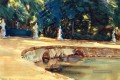 Pool im Garten von La Granja Landschaft John Singer Sargent